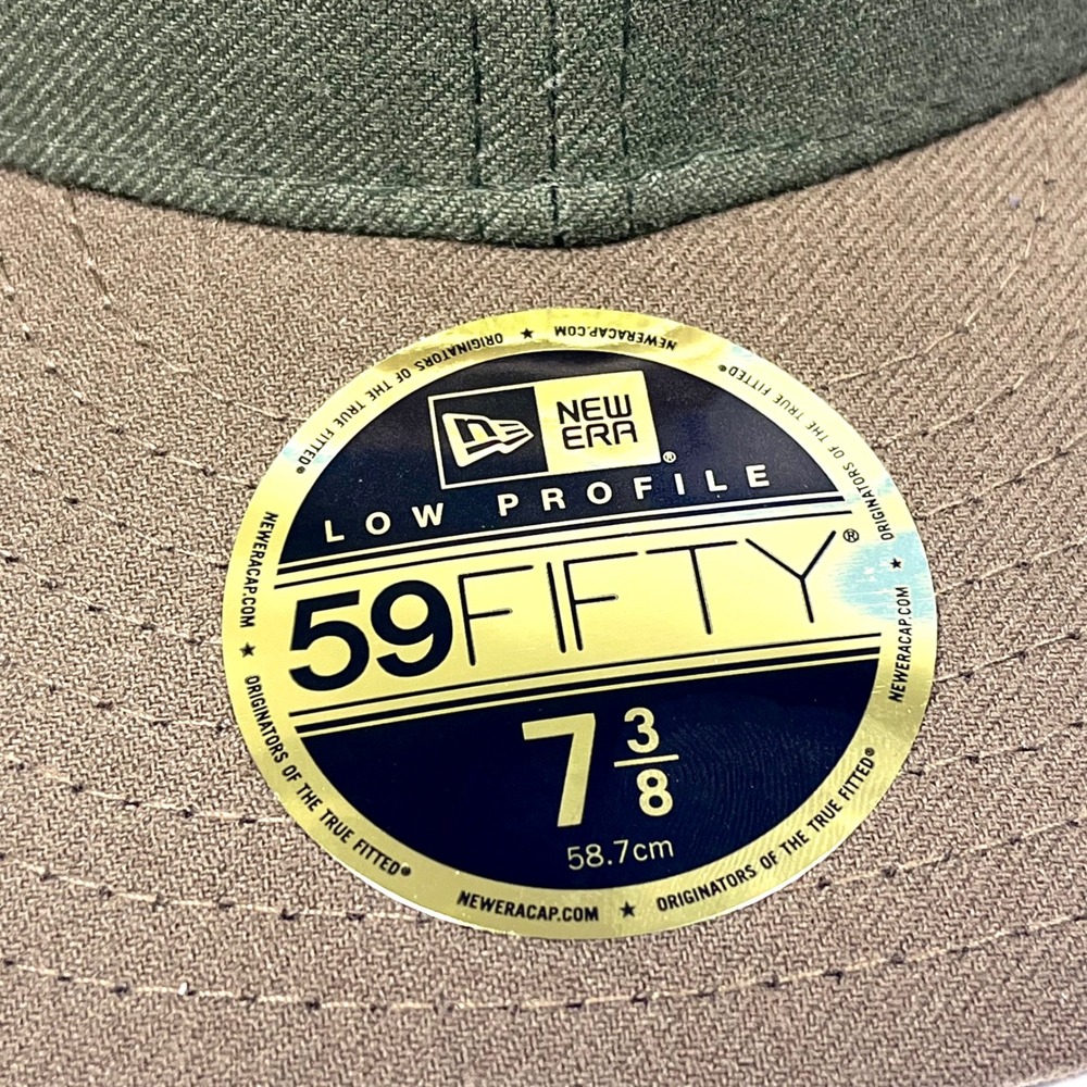 New Era Cincinnati Reds Alter 2 Low Profile 59FIFTY Fitted Hat Olive Brown 7 3/8 - Picture 3 of 11